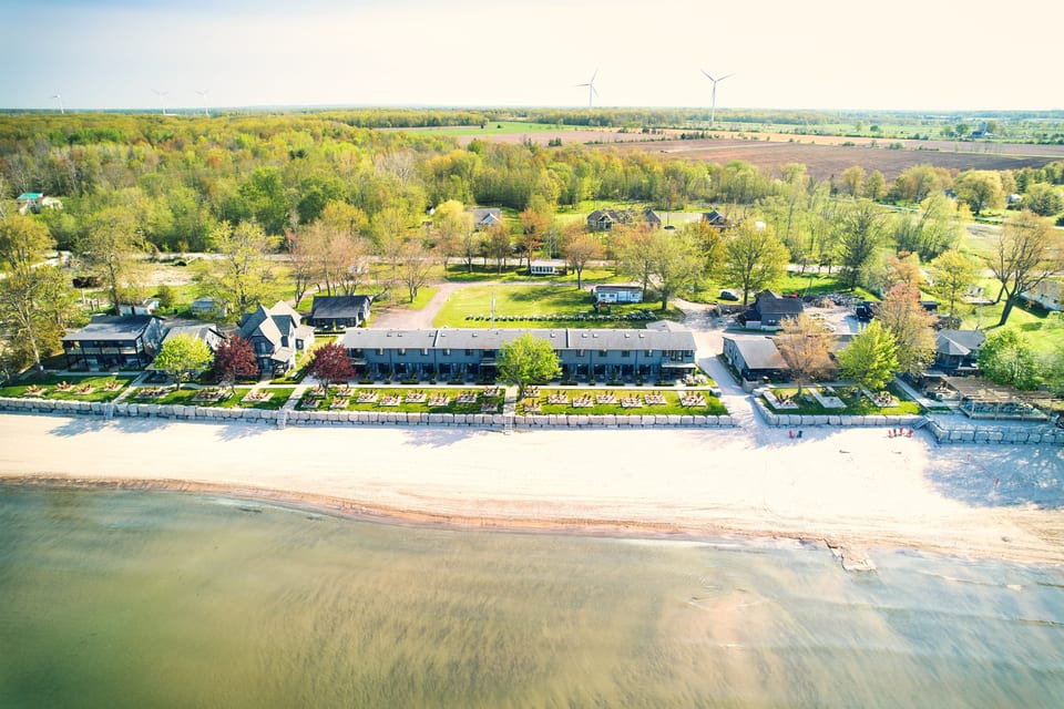 Aerial view of Long Beach Resort