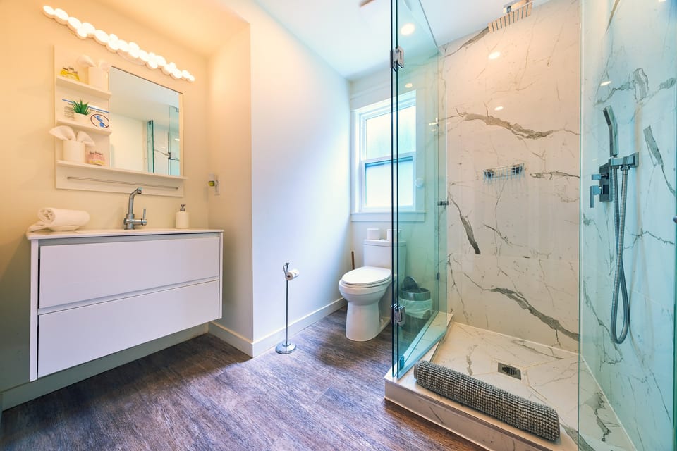 Cottage 16 Bathroom 1, The Long Beach Resort