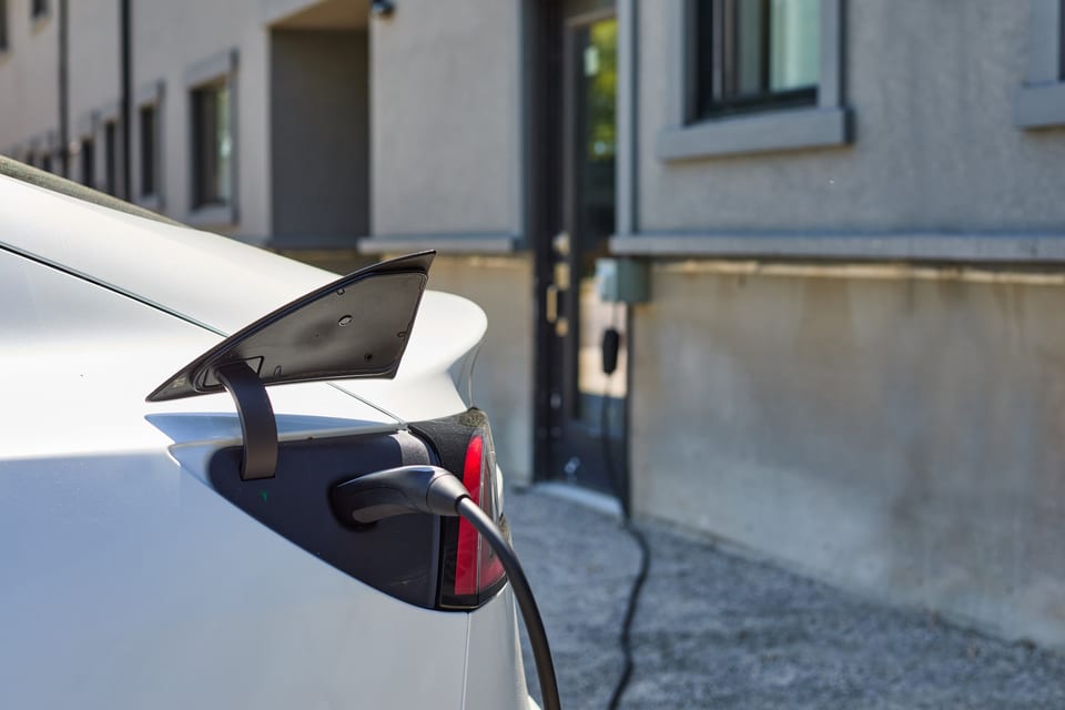 EV charging station at Long Beach Resort