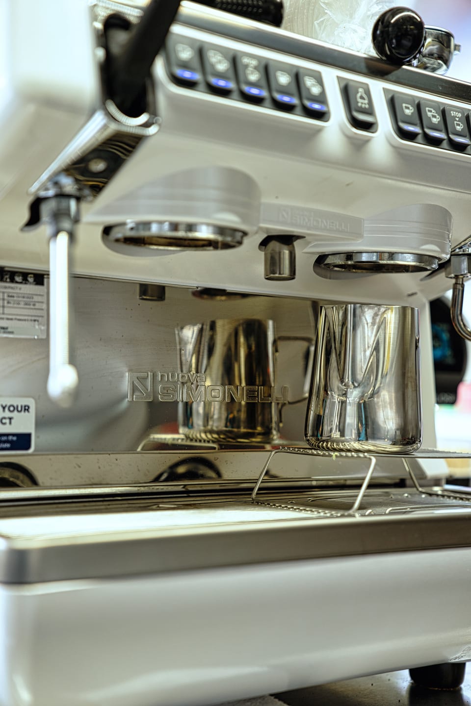 Espresso machine at JOY by the Beach